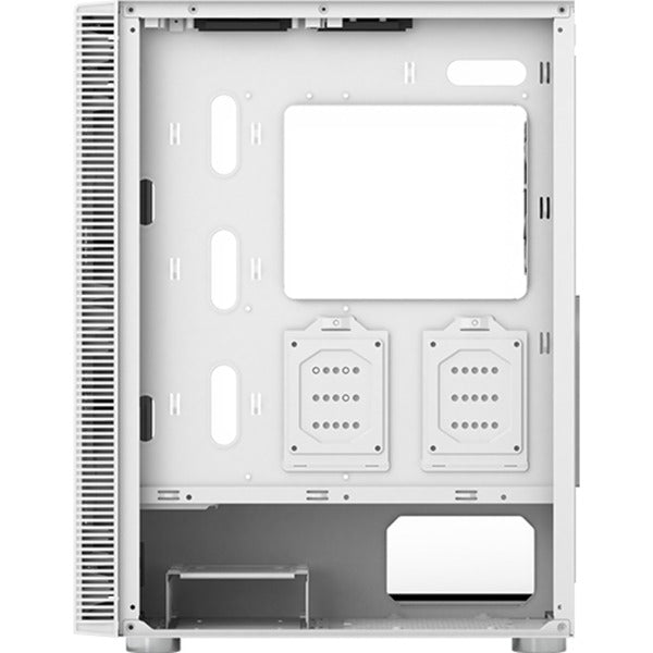 montech x3 mesh midi tower behuizing (wit | 3x usb-a | rgb | tempered glass)