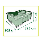 Nature tuinmeubelafdekhoes voor loungeset afdekking (grijs, 6031611)