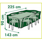 Nature tuinmeubelafdekhoes voor stoelen en tafels afdekking (grijs, 6030602)