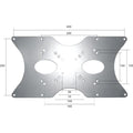 Neomounts fpma-vesa400 adapter (zilver, tot 35 kg, retail)
