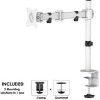 Neomounts nm-d135white monitorarm (wit)
