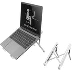 Neomounts nsls010 opvouwbare laptop standaard (zilver)