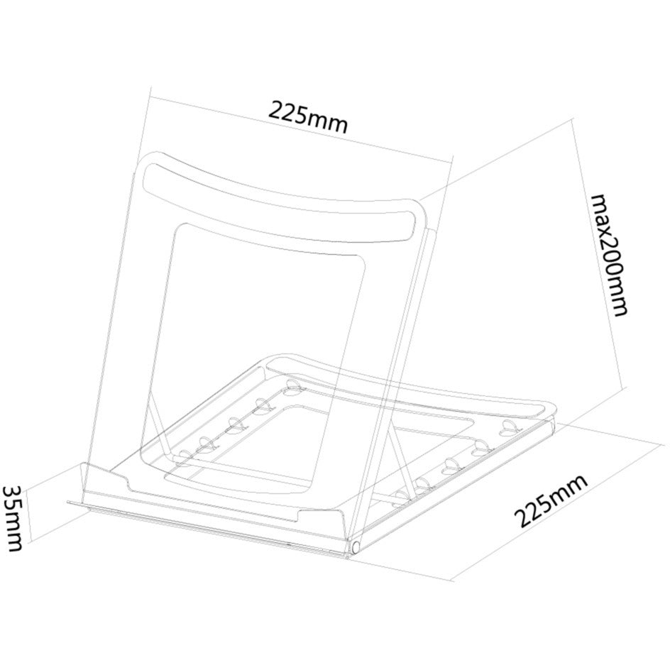Neomounts by Newstar NSLS075BLACK notebook standaard