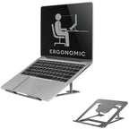 Neomounts nsls085grey opvouwbare laptop standaard (grijs)