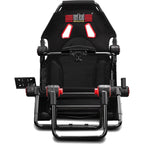 Next level racing f-gt lite foldable racing simulator (zwart rood)