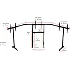 Next Level Racing Next Level Racing Free Standing Triple Monitor Stand