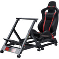 Next level racing gttrack simulator cockpit racing simulator (zwart)