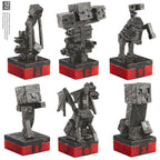 Noble Collection Minecraft Chess Set: Overworld Heroes vs. Hostile