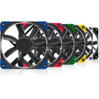 Noctua nf-s12a pwm chromax.black.swap case fan (zwart, 120 x 120 x 25 mm)