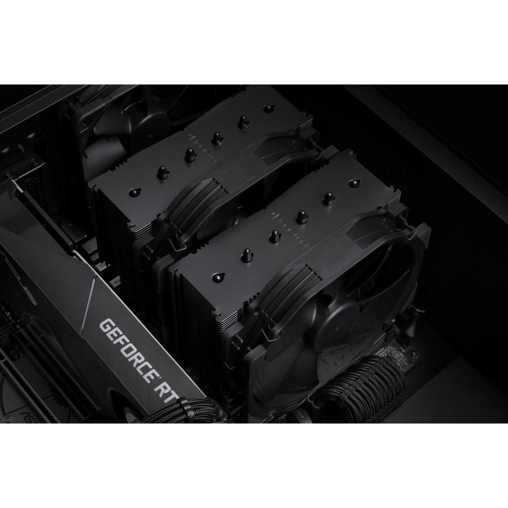 Noctua nh-d15 chromax.black cpu-koeler (zwart, pwm-aansluiting)