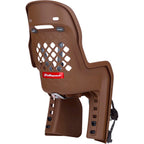 Polisport achterzitje Joy frame bev. bruin donker grijs