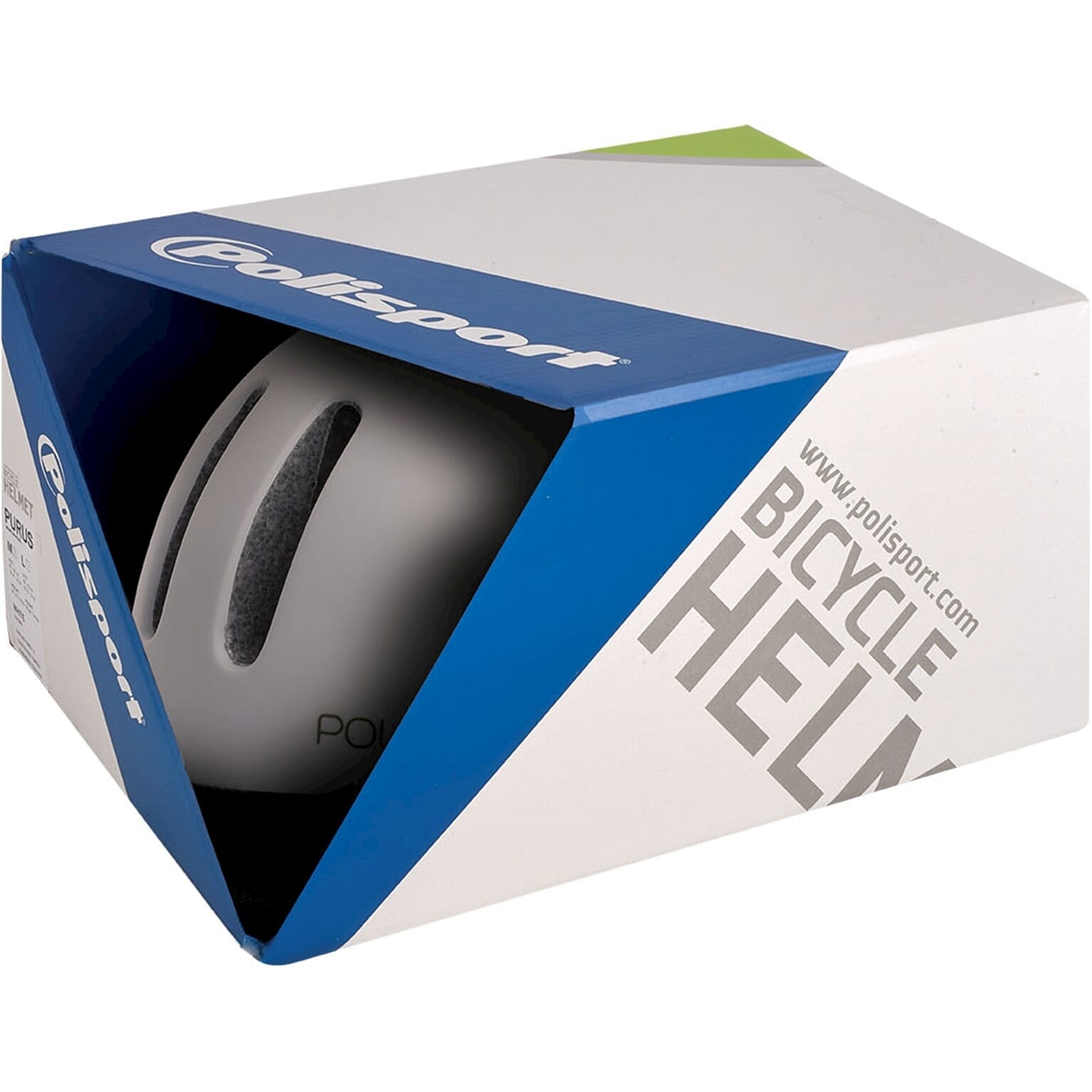 Polisport PolispGoudt helm Commuter mat wit/grijs L 58-61cm