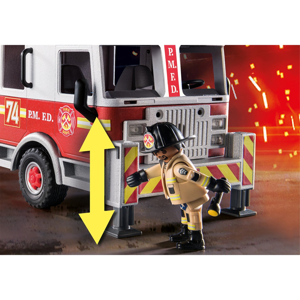 PLAYMOBIL Action Heroes Brandweerwagen: US Tower Ladder 70935