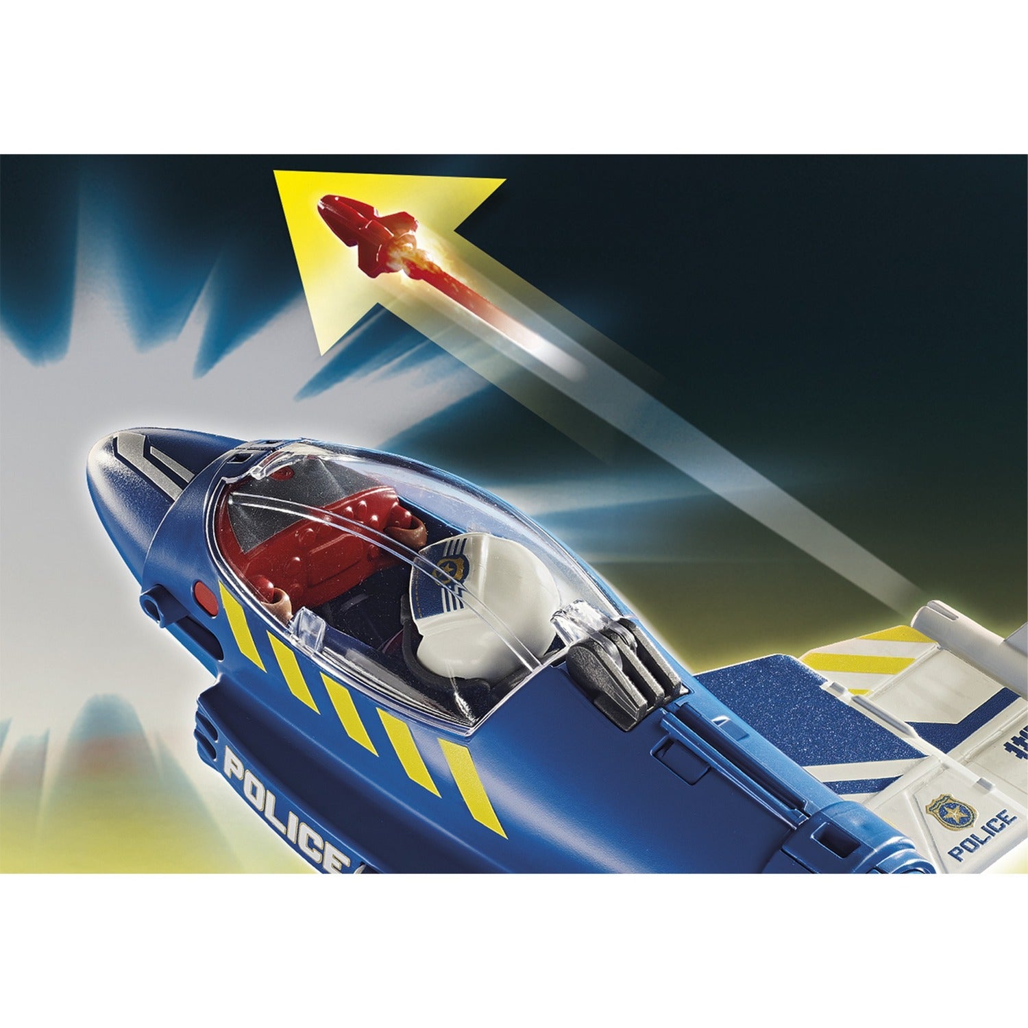 PLAYMOBIL City Action Politiejet Drone-achtervolging 70780