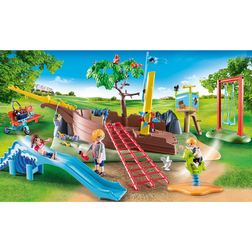 PLAYMOBIL PLAYMOBIL City Life Avontuurlijke speeltuin met scheepswra