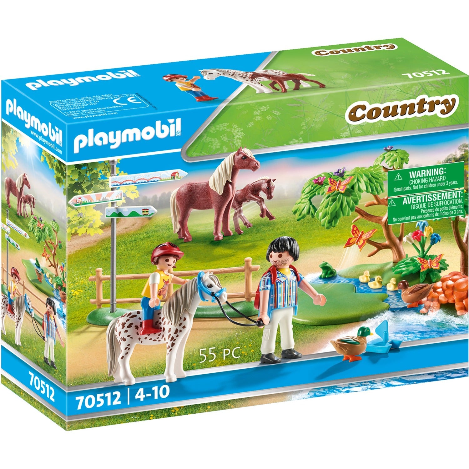 PLAYMOBIL Country Gelukkige Ponyreis 70512