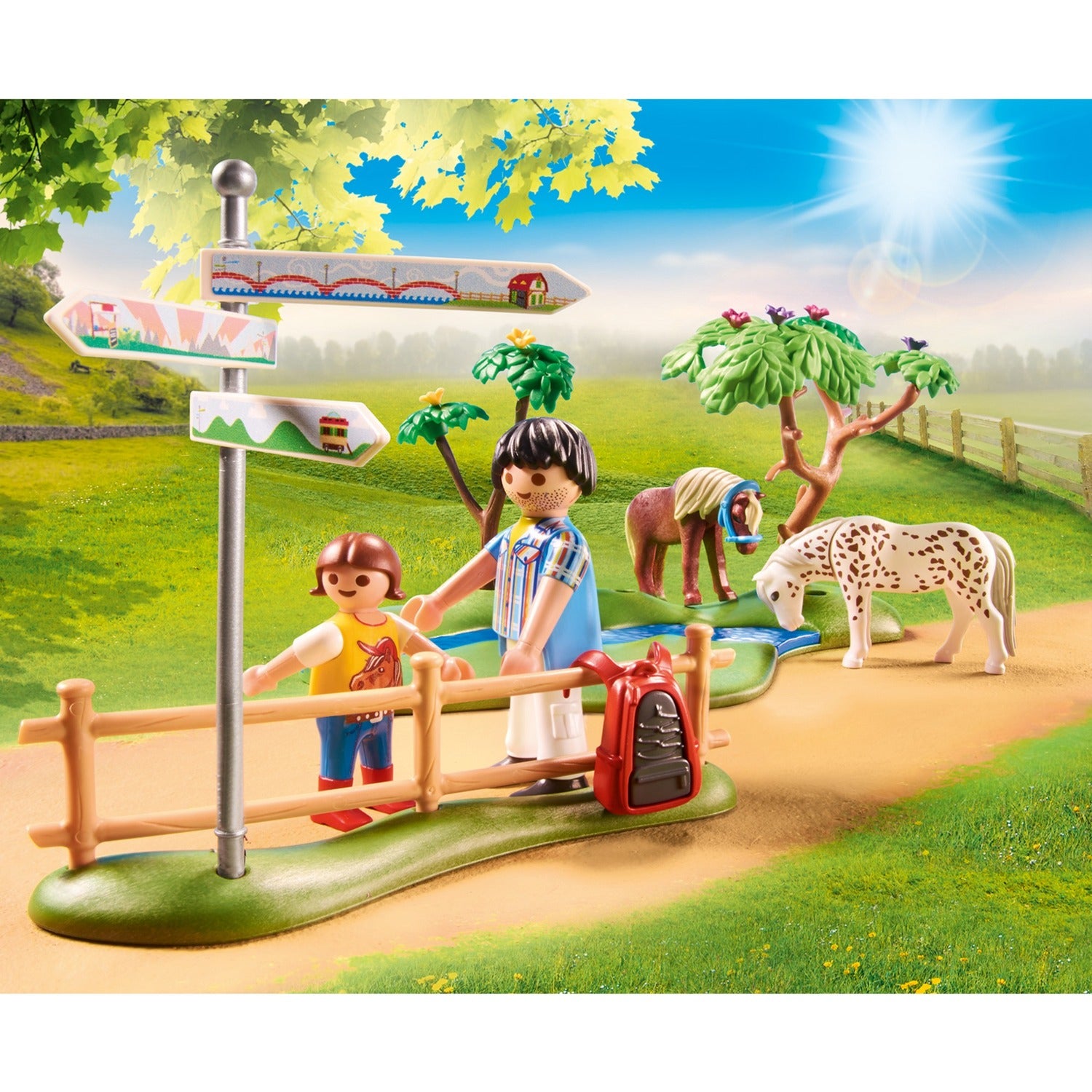 PLAYMOBIL Country Gelukkige Ponyreis 70512