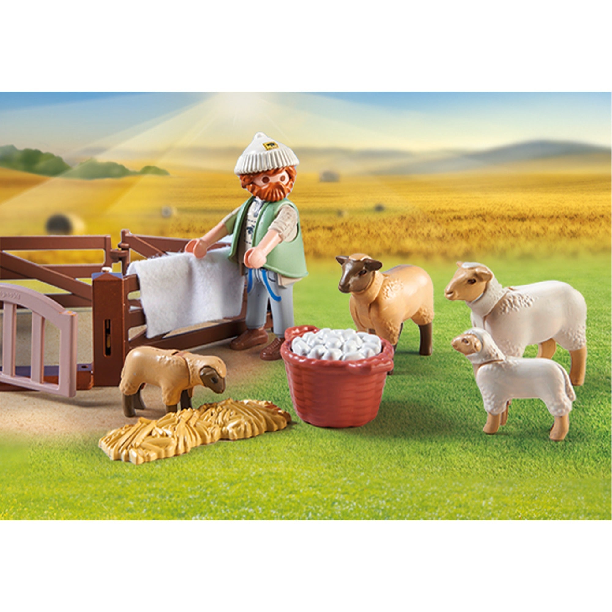PLAYMOBIL Country Jonge Herder met Schapen 71444