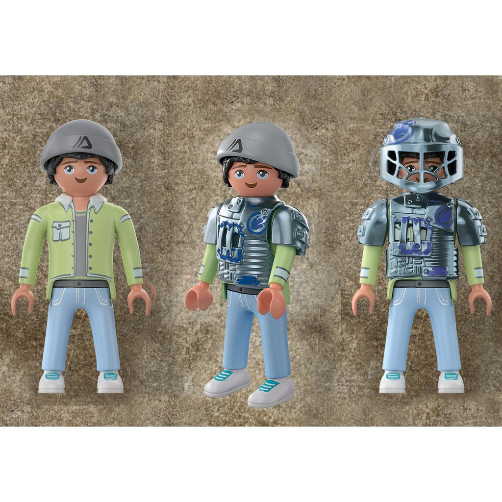 Playmobil dino rise - saichania: verdediging van de vechtersbazen constructiespeelgoed (70626)