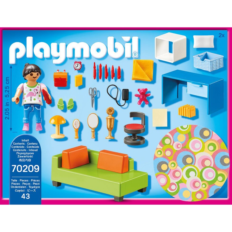 Playmobil Dollhouse Kinderkamer met Bedbank 70209