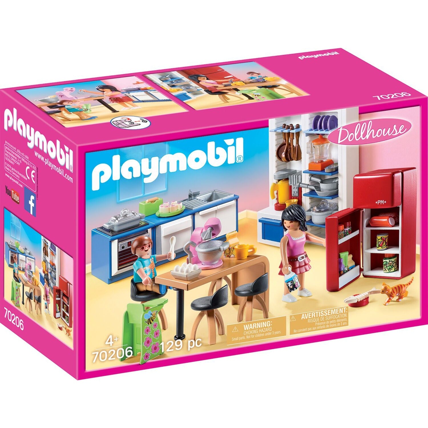 Playmobil Dollhouse Leefkeuken 70206
