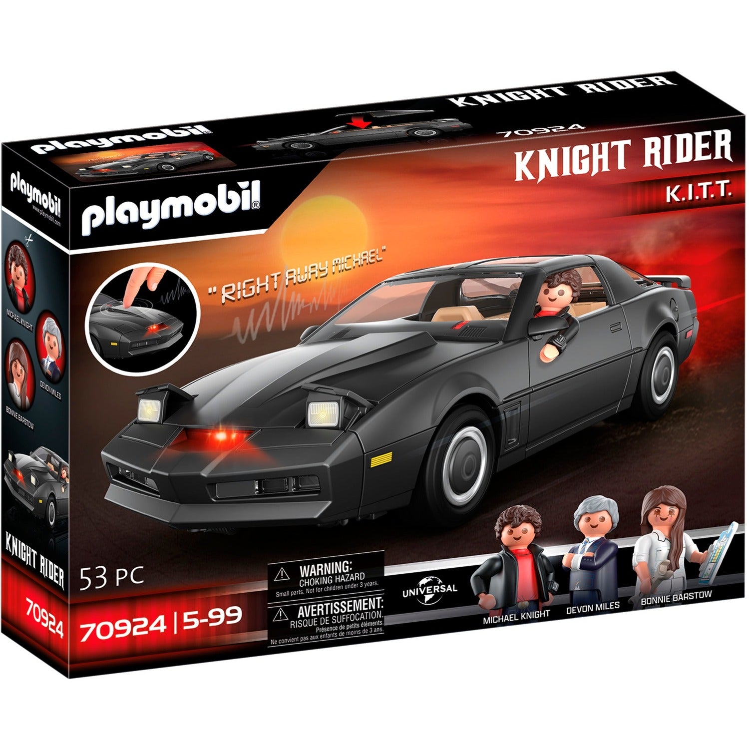 PLAYMOBIL Knight Rider K.I.T.T. 70924