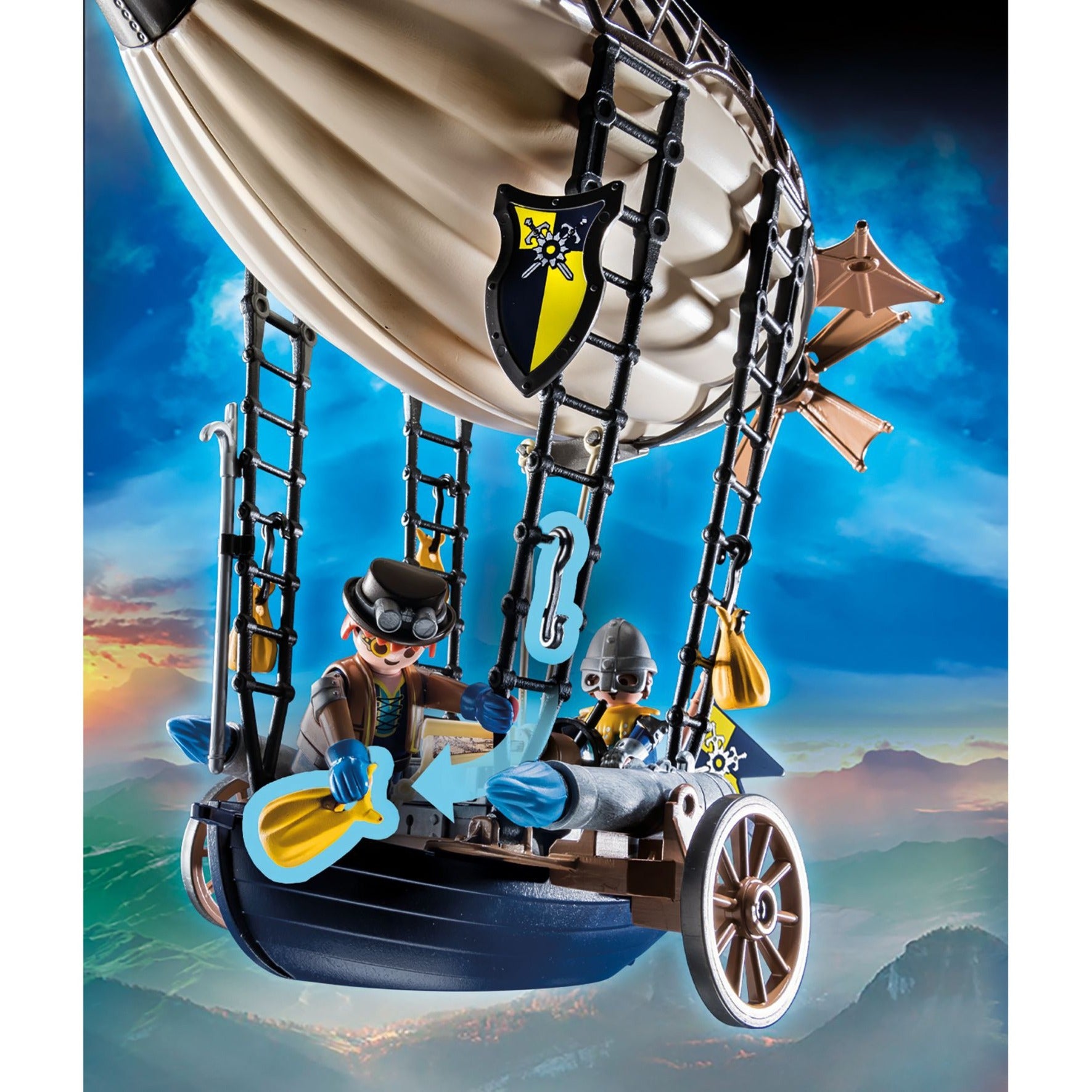 PLAYMOBIL Novelmore Dario's Zeppelin 70642