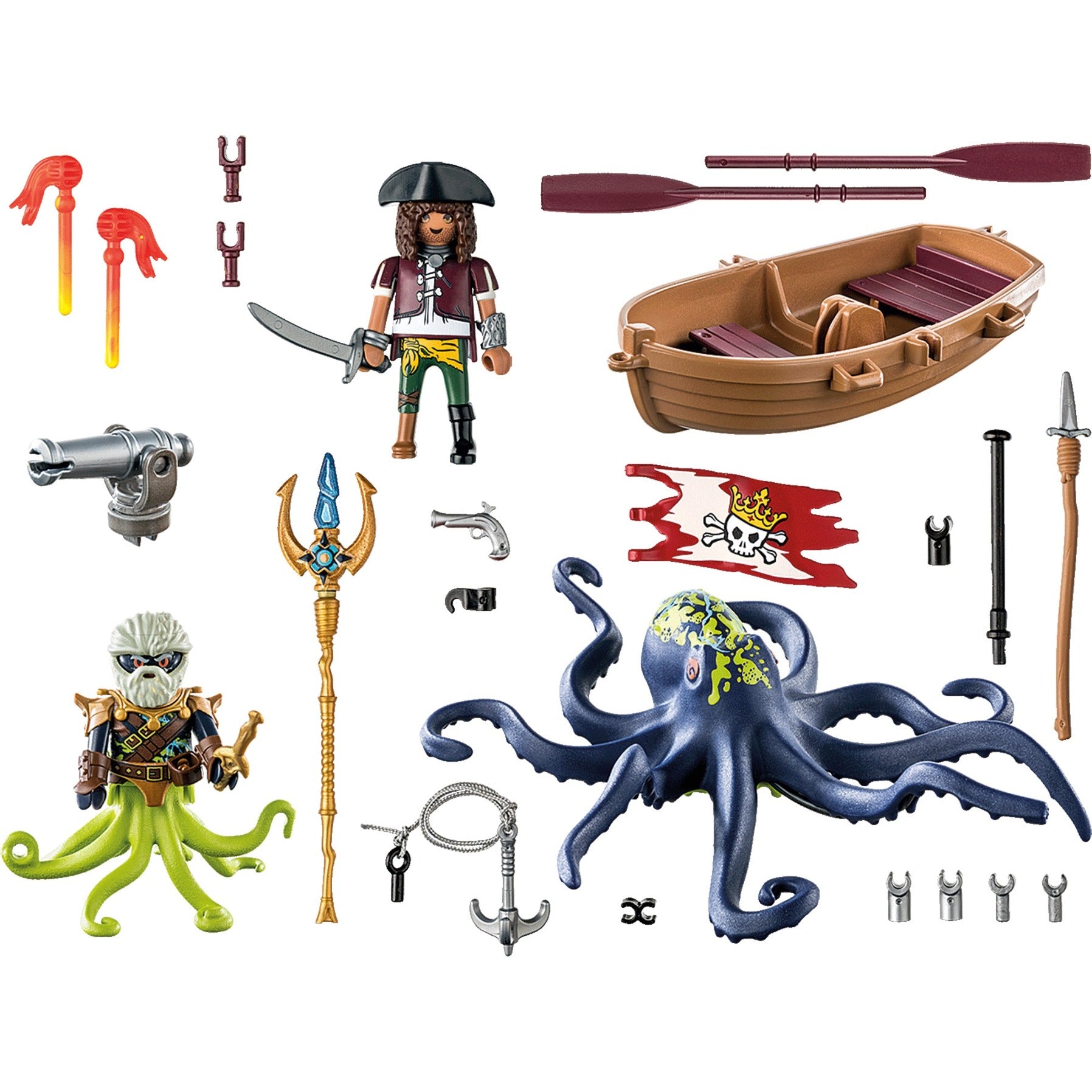 PLAYMOBIL Pirates Gevecht Tegen de Reuzenoctopus 71419