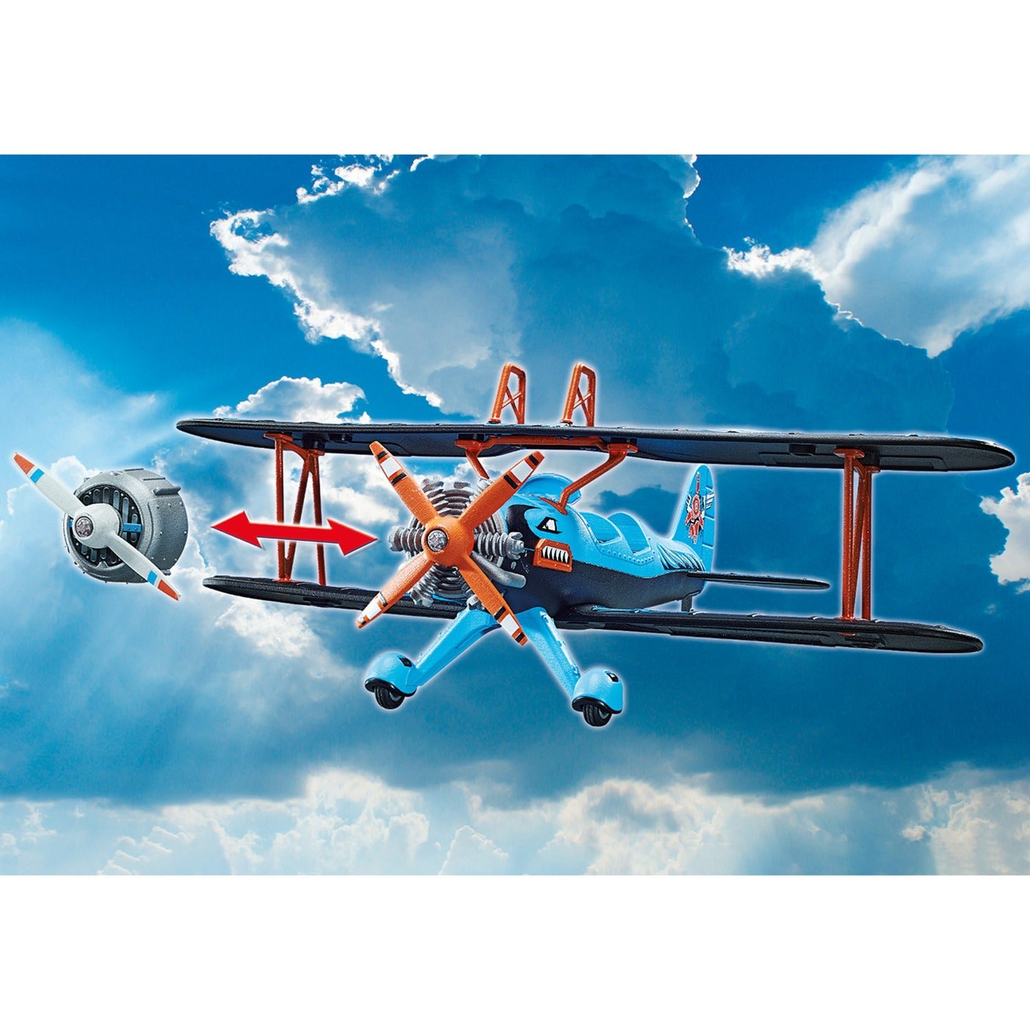 Playmobil 70831 air stuntshow dubbeldekker