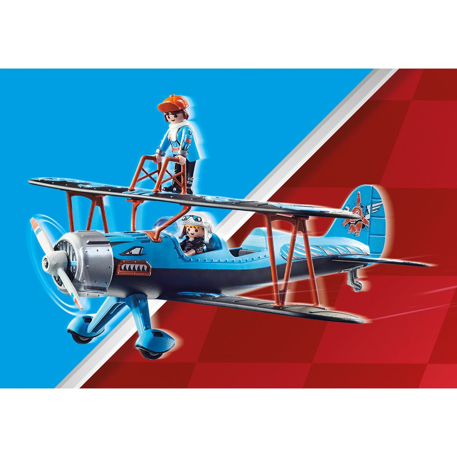 Playmobil 70831 air stuntshow dubbeldekker