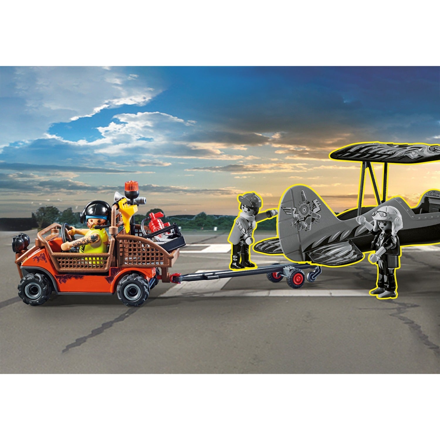 PLAYMOBIL Stuntshow Air Mobiele Reparatieservice 70835