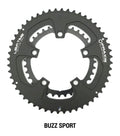 Praxis kettingblad buzz sport 110bcd 52 36t zwart