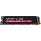 Patriot vp4300 lite 4 tb ssd (zwart, pcie 4.0 x4, nvme 2.0, m.2 2280)