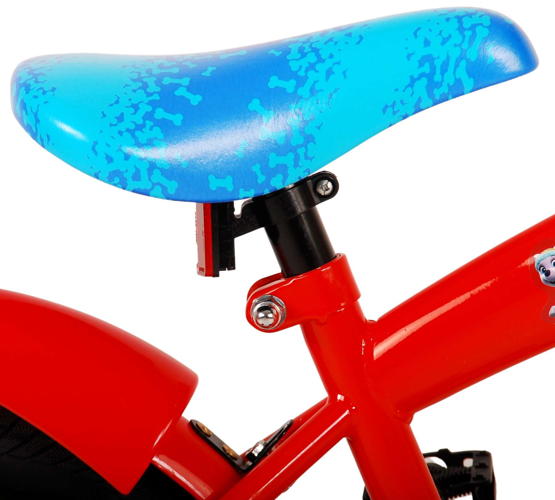 Paw Patrol Kinderfiets - Jongens - 12 inch - Rood Blauw