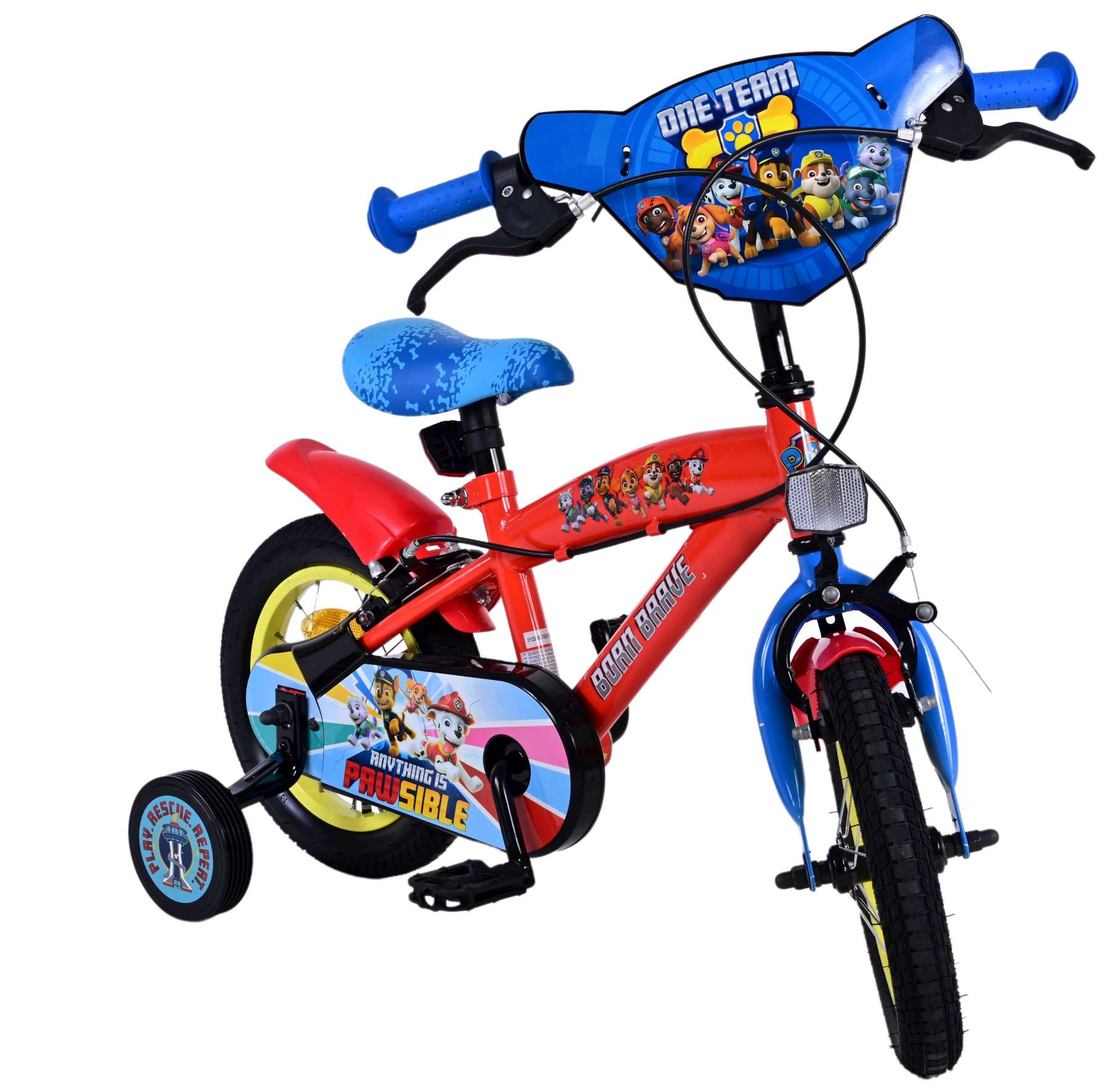 Paw Patrol Kinderfiets Jongens 12 inch Twee handremmen