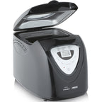 Princess 152009 broodbakmachine (zwart zilver, voor het maken van brood, cake, jam, yoghurt en rijst)