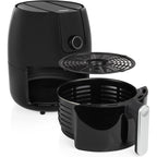 Princess 182025 aerofryer xxl heteluchtfriteuse (zwart zilver, 4,5 liter)