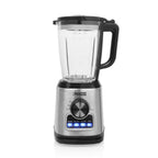 Princess 212094 blender solid pro (roestvrij staal zwart, 1,75 liter | rvs messenblok 6 messen | auto-clean-functie | onderdelen vaatwasserbestending)