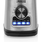 Princess 212094 blender solid pro (roestvrij staal zwart, 1,75 liter | rvs messenblok 6 messen | auto-clean-functie | onderdelen vaatwasserbestending)