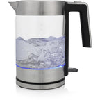 Princess 236041 glass kettle london waterkoker (roestvrij staal transparant, 1,7 l)