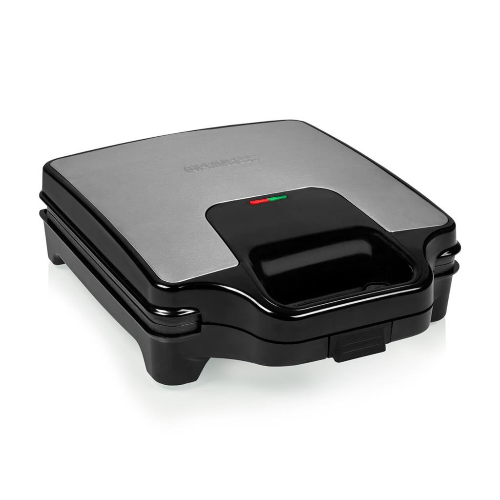 Princess sandwich maker supreme xxl sandwichmaker (zwart roestvrij staal, rvs | anti-aanbaklaag | 1600 w)