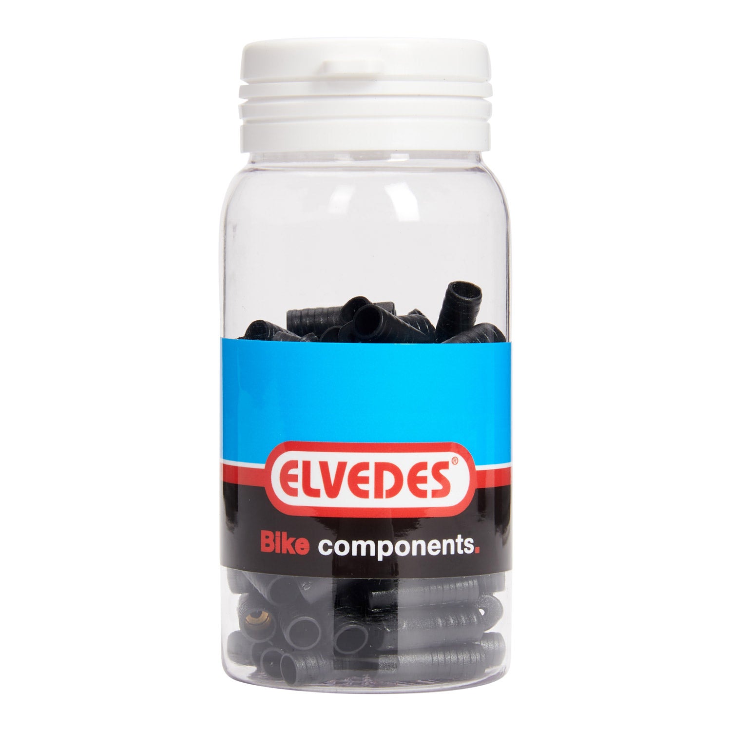 Elvedes kabelhoedje 4,3mm pvc zwart sealed (100st)