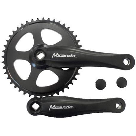 Miranda  beta 1+ crankstel 44t 3 32“, zwart zwart
