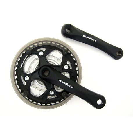 Sunrace crankstel fcm513 6 7 8v 42 34 24 152mm -3mm