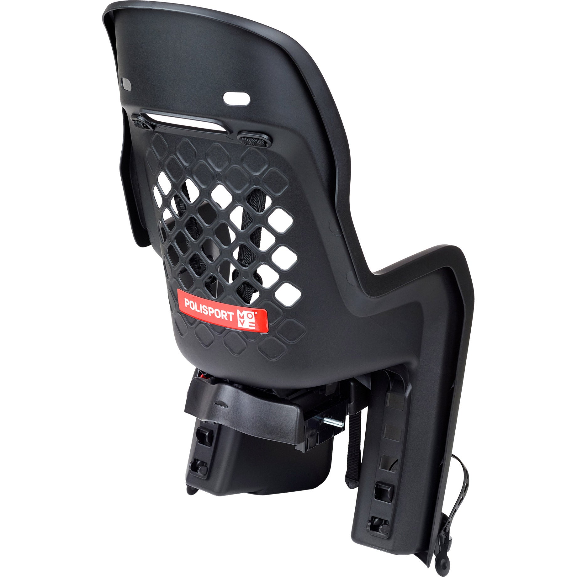 Polisport Plasticos S.A. Polisport achterzitje joy black serie cfs drager zwart