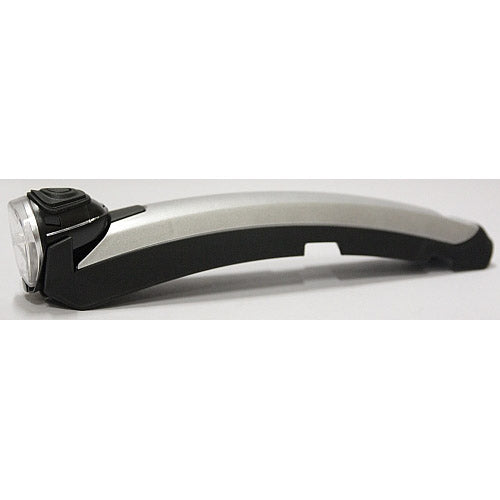 Koplamp Gazelle Fenderlight V2 naafdynamo - zilver zwart