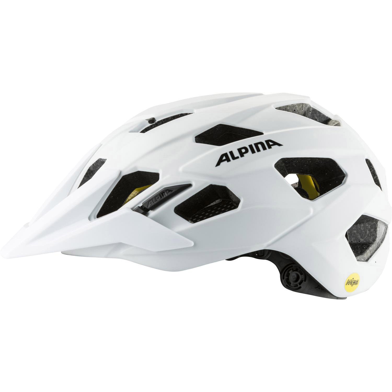 alpina helm plose mips white matt 52-57