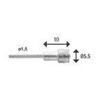 Elvedes rem binnenkabel 2250mm rvs v-nippel