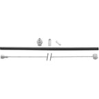 Elvedes kabel uni 2 nippels 2.35m rvs zwart 6444 39rvs