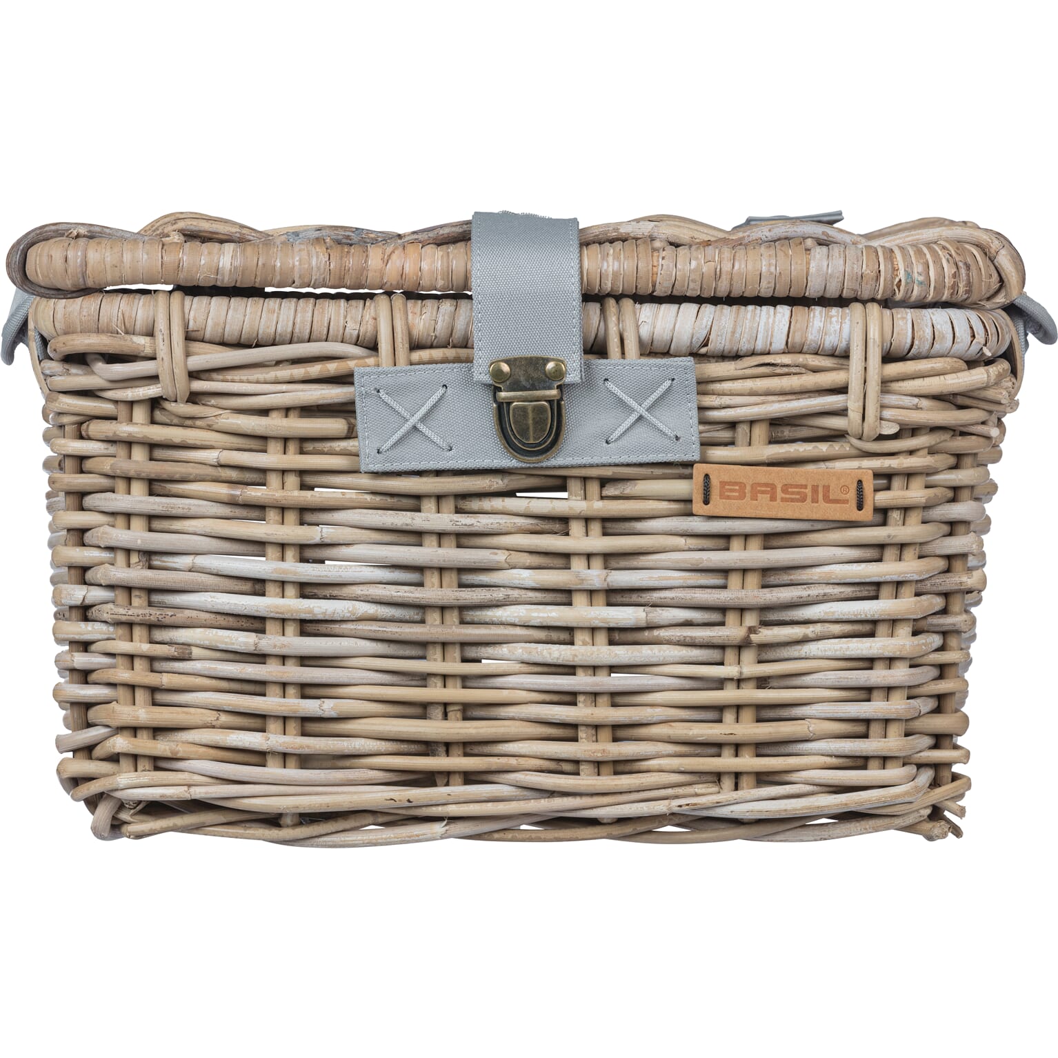 Basil Denton fietsmand medium grijs